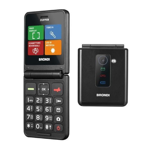 Brondi flipper - (nero),